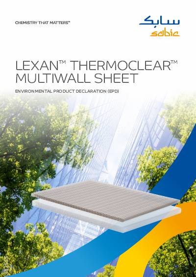 Thermoclear Multiwall plader bruchure